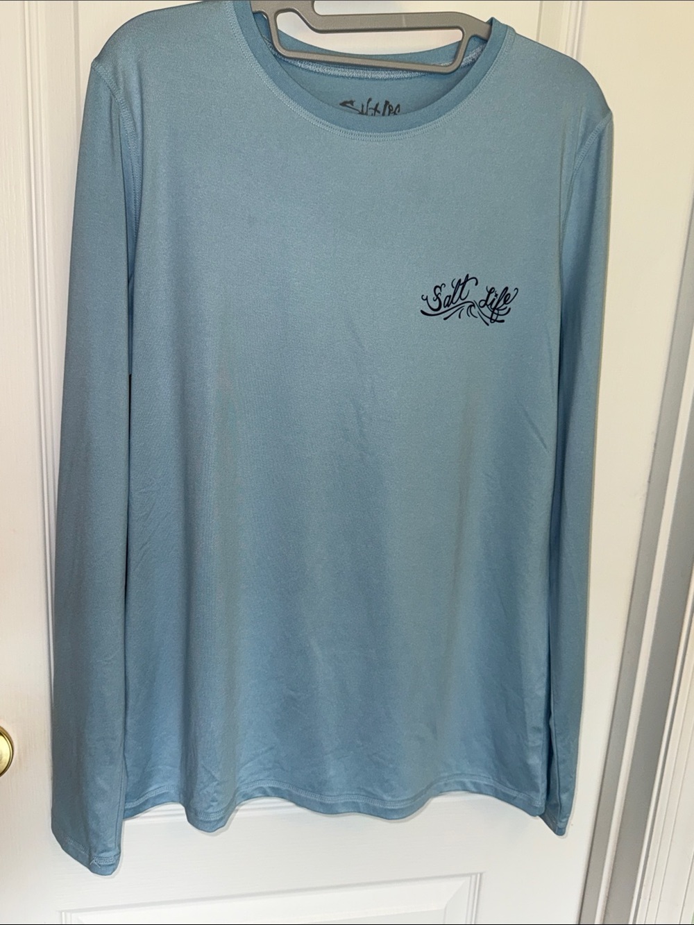 Salt Life Light Blue Long Sleeve Performance Tee